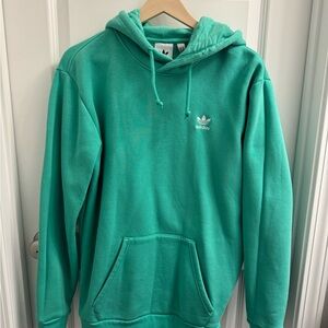 Adidas Men's Green Hoodie